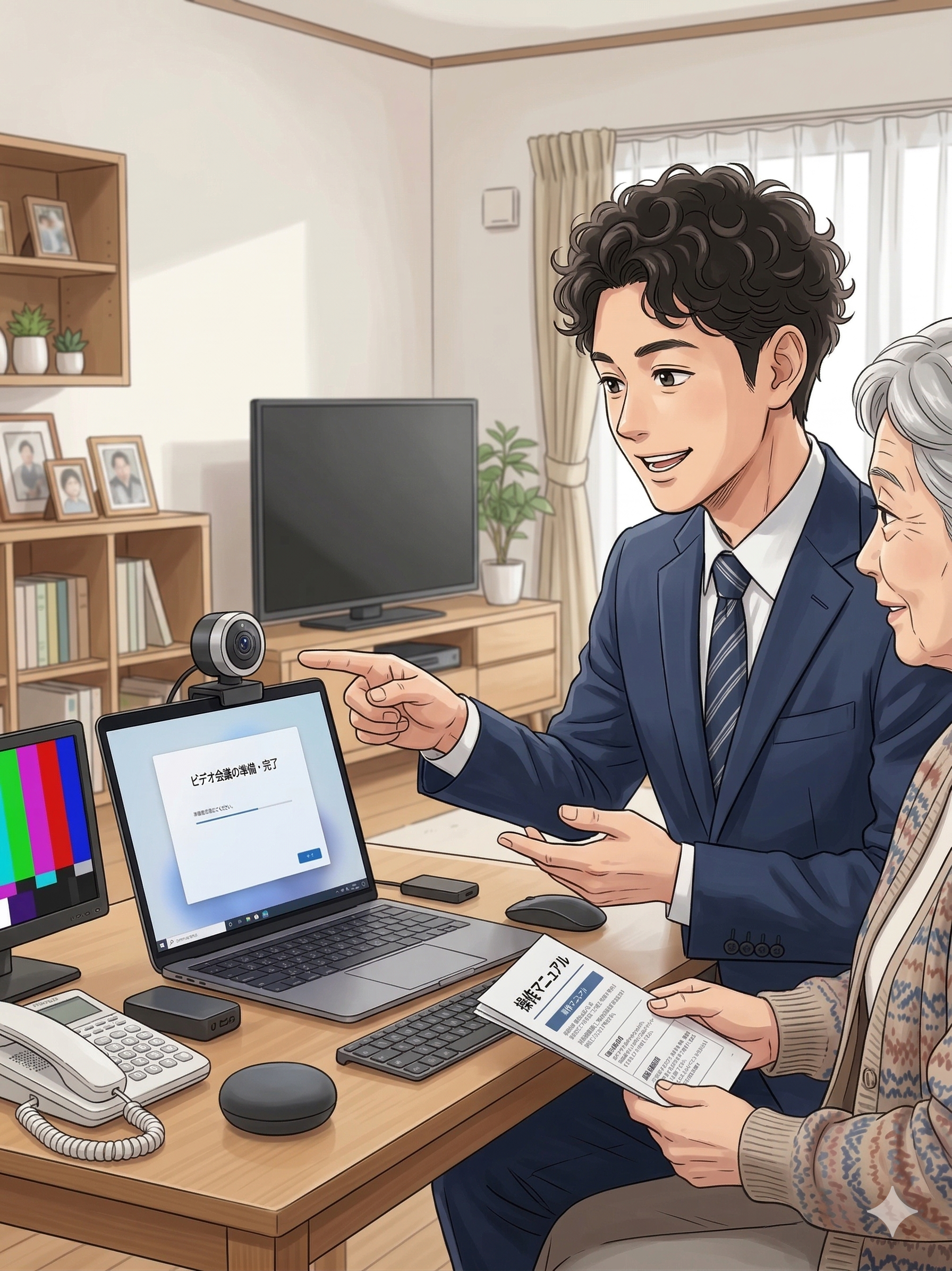 マンツーマンの丁寧なレクチャー